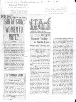 Santa Cruz Women to Vote?