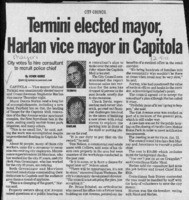 Termini elected mayor, Harlan vice mayor in Capitola