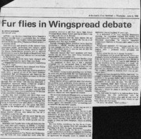 Fur flies in Wingspread debate