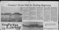 Cocoanut Grove had an exciting beginning