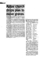 Aptos church drops plan to move graves