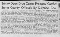 Bonny Doon drug center proposal catches some county officials by surprise, too