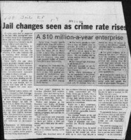 Jail changes seen as crime rate rises