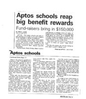 Aptos schools reap big benefit rewards: Fund-raisers bring in $150,000