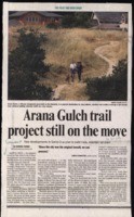 Arana Gulch trail project still on the move