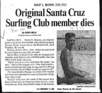 Original Santa Cruz Surfing Club member dies