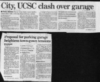 City, UCSC clash over garage