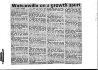 Watsonville on a growth spurt