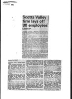 Scotts Valley firm lays off 80 employees