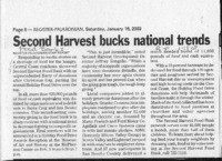 Second Harvest bucks national trends