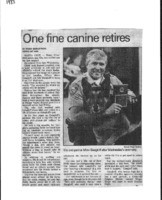 One fine canine retires