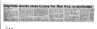 Capitola wants state to pay for Bay Ave. interchange