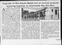 Upgrade of Rio Sands Motel one of several projects working together to rejuvenate Rio Del Mar