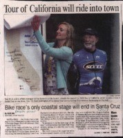 Tour of California will ride into town