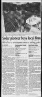 Solar pioneer buys local firm