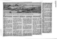 Farmers want labor camp moved