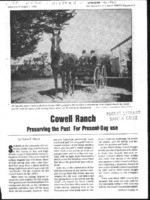 Cowell Ranch: Preserving the Past For Present-Day use