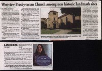Westview Presbyterian Church among new historic landmark sites