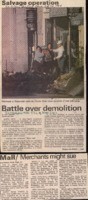 Battle over demolition