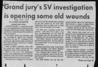 Grand jury's SV investigation is opening some old wounds