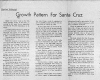 Growth Pattern For Santa Cruz