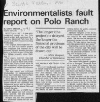 Environmentalists fault report on Polo Ranch