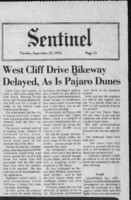 West Cliff Drive Bikeway Delayed, As Is Pajaro Dunes