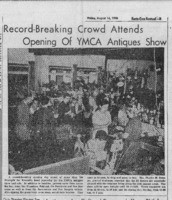 Record-breaking crowd attends opening of YMCA antiques show