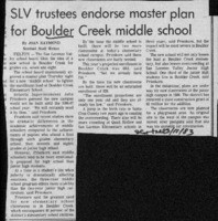 SLV trustees endorse master plan for Boulder Creek middle school