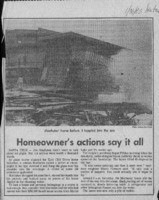 Homeowner's actions say it all