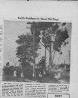 Traffic Problems in 'Good Old Days