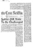 Sutter-Hill Vote To Be Challenged