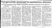 Fairgrounds annexed to sanitation district