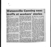 Watsonville Canning exec scoffs at workers' stories