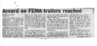 Accord on FEMA trailers reached