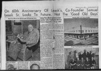 On 60th anniversary of Leask's, co-founder Samuel Leask Sr. looks to future, not the "good old days"