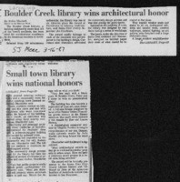 Boulder Creek library wins architectural honor