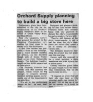 Orchard Supply planning to build a big store here