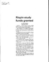 Rispin-study funds granted