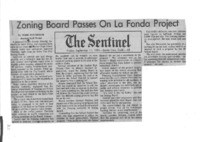 Zoning Board Passes On La Fonda Project