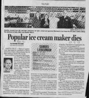 Popular ice cream maker dies