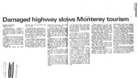 Damaged highway slows Monterey tourism