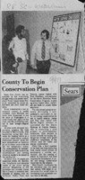 County to Begin Conservation Plan