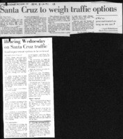 Santa Cruz to weigh traffic options