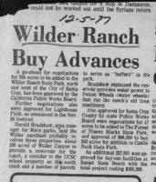 Wilder Ranch Buy Advances