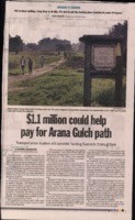 $1.1 million could help pay for Arana Gulch path