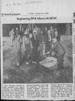 Beginning of a Library at UCSC