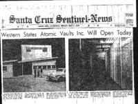 Western States Atomic Vaults Inc. will open today