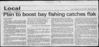 Plan to boost bay fishing catches flak