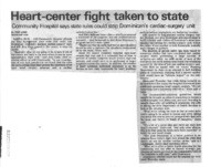 Heart-center fight taken to state